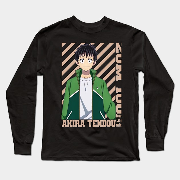 Akira Tendou Zom 100 Long Sleeve T-Shirt by abdul rahim